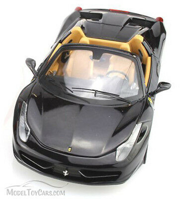 HOT WHEELSホットウィール フェラーリ458スパイダー ブラック1/43 Ferrari 458 Italia Spider Black Elite Edition 1/43 Diecast