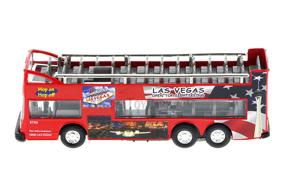 Box of 12 Diecast Model Cars - Las Vegas Double Decker Sightseeing