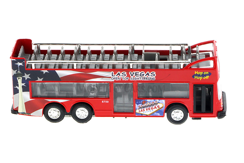 Box of 12 Diecast Model Cars - Las Vegas Double Decker Sightseeing
