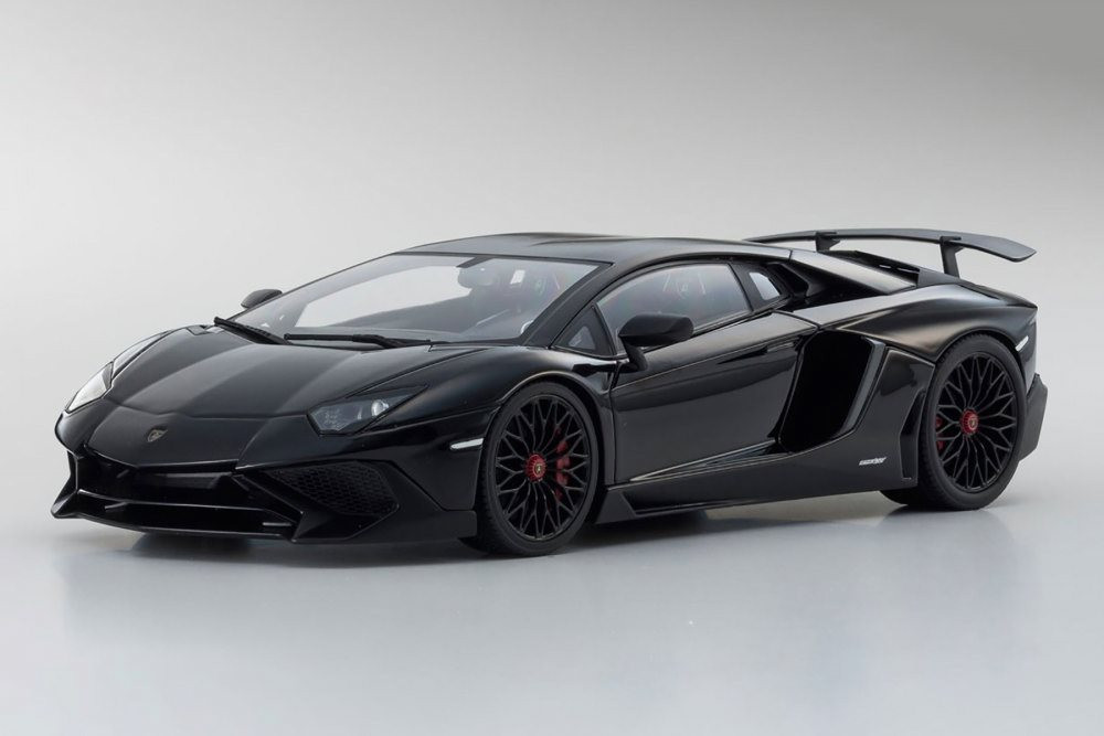 Lamborghini Aventador LP 750-4 Superveloce Hardtop, Black - Kyosho 