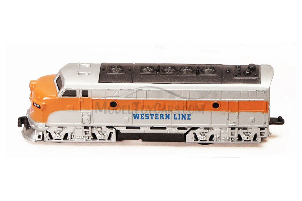 Classic Locomotive Diecast Package - Box of 12 7.5 Inch Scale Diecast Model Trains, Assorted Colors