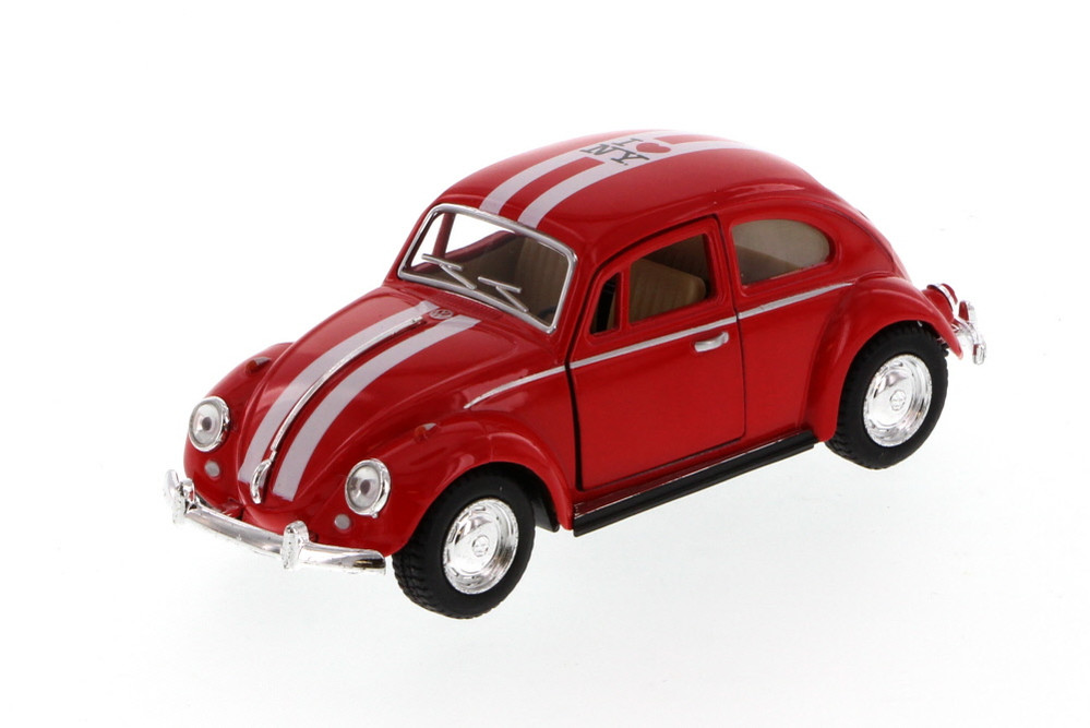 I Love New York 1967 Volkswagen Classic Beetle-Box of 12 1/32 Scale Diecast Model Cars, Assd Colors