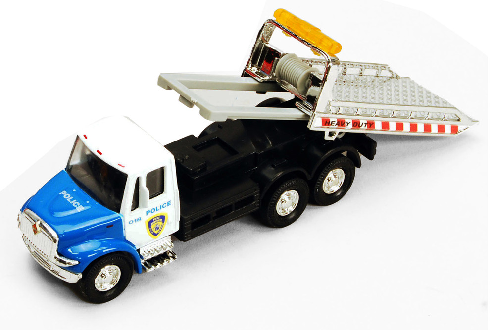 Intl & Police Rollback TowDiecast Car Package - Box of 12 Assd