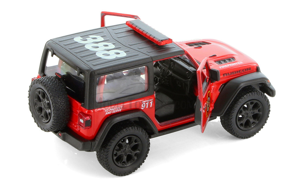 Jeep Wrangler Rubicon Diecast Car Set - Box of 12 assorted 1/34 Scale Diecast Model Cars