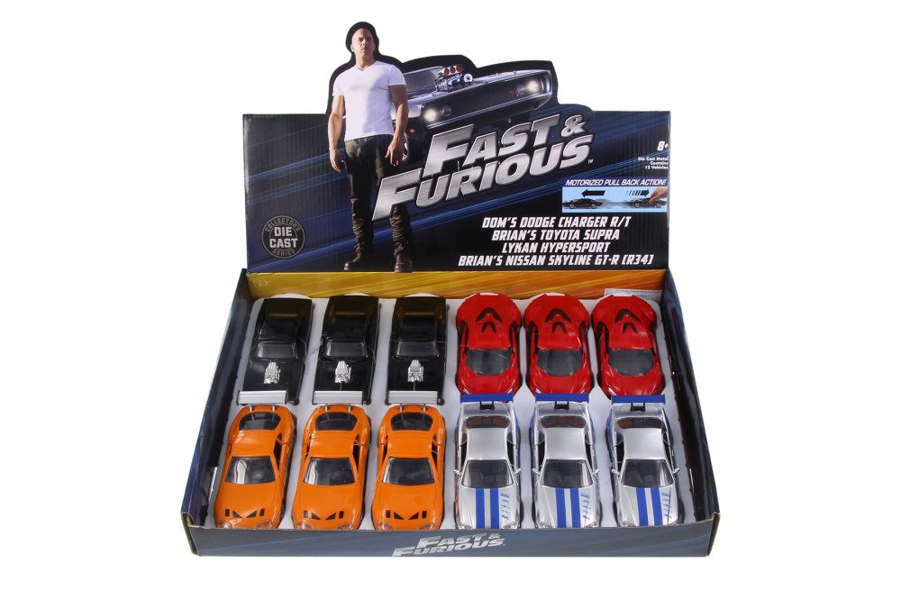 Fast & Furious 1:32 Dom's 1970 Dodge Charger R/T Die-cast Car Play Vehicles