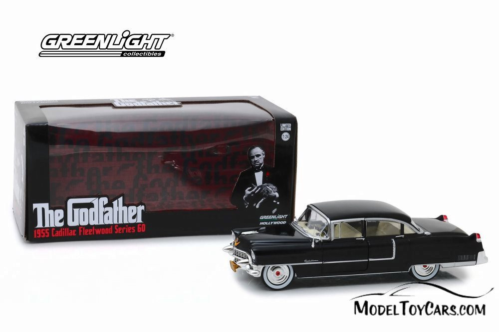 1955 Cadillac Fleetwood Series 60, The Godfather - Greenlight 84091 - 1/24 Scale Diecast Car