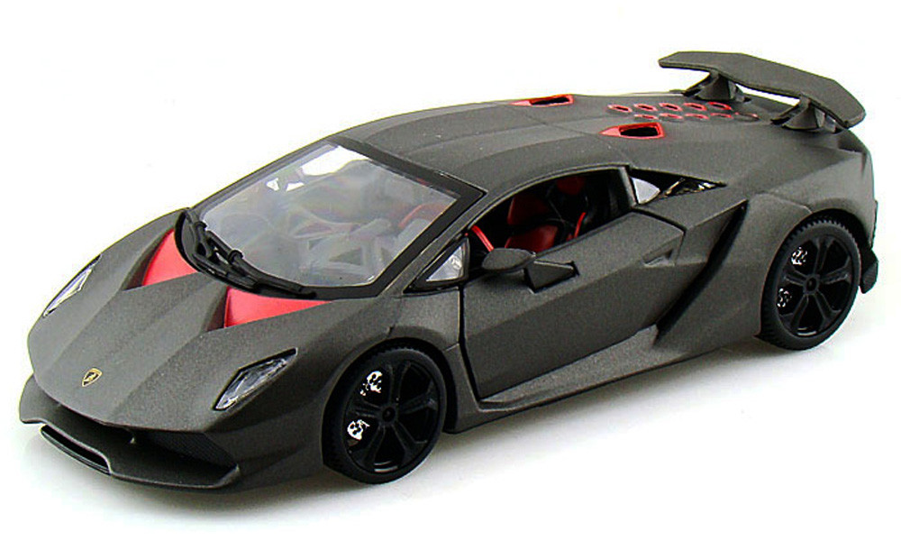 Lamborghini Sesto Elemento, Gray - Bburago 21061 - 1/24 scale Diecast Model Toy Car