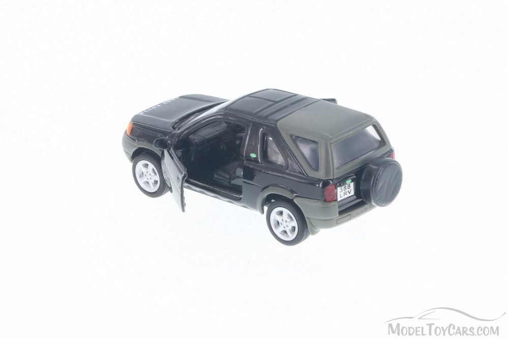 Land Rover Freelander, Black - Welly 49761D - 5" Long Diecast Model Toy Car
