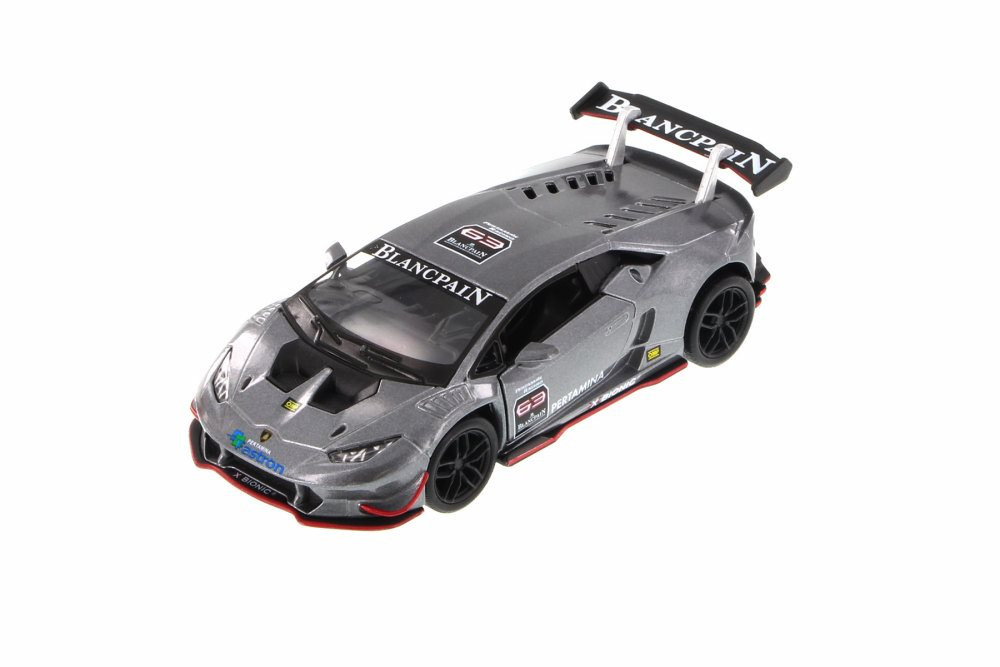 Lamborghini Huracan LP620-2 Super Trofeo, Gray - Kinsmart 5389D, 1