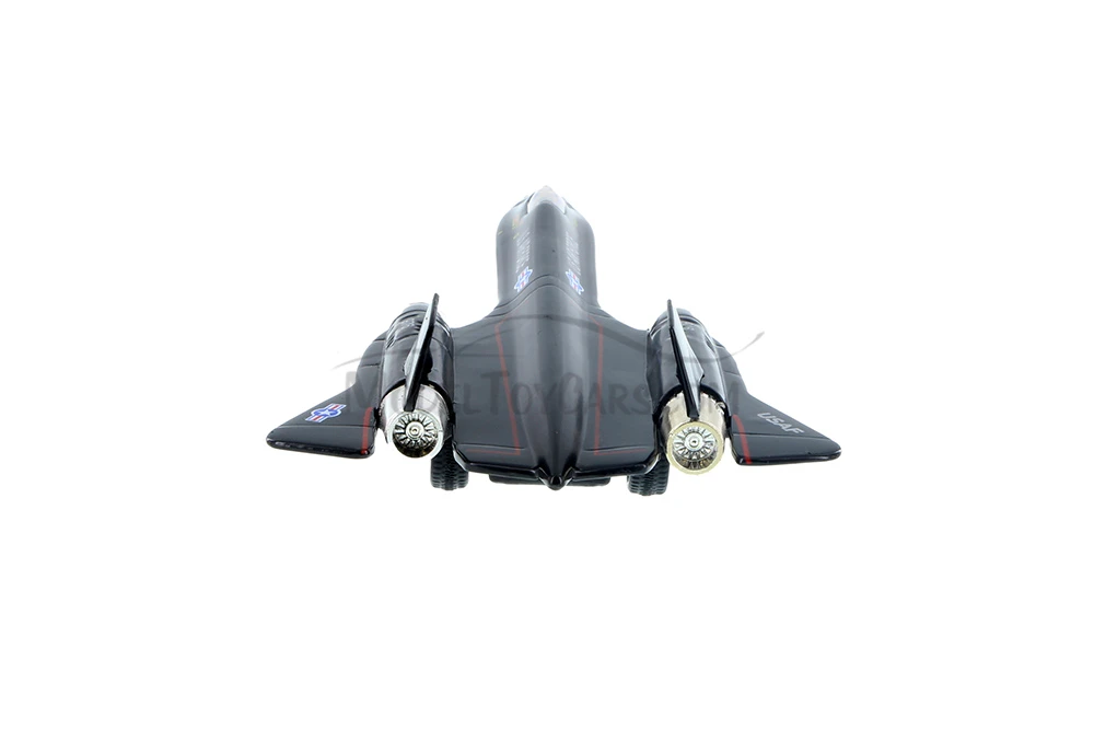 SR-71 Blackbird Pullback Plane, Black - Daron PMT51320 - Diecast Model Military Plane