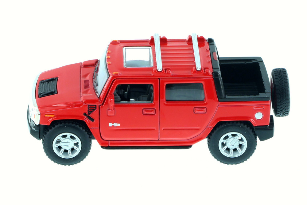 2005 Hummer H2 SUT Pickup Truck, Red - Kinsmart 5097D - 1/40 scale Diecast Car (New, but NO BOX)