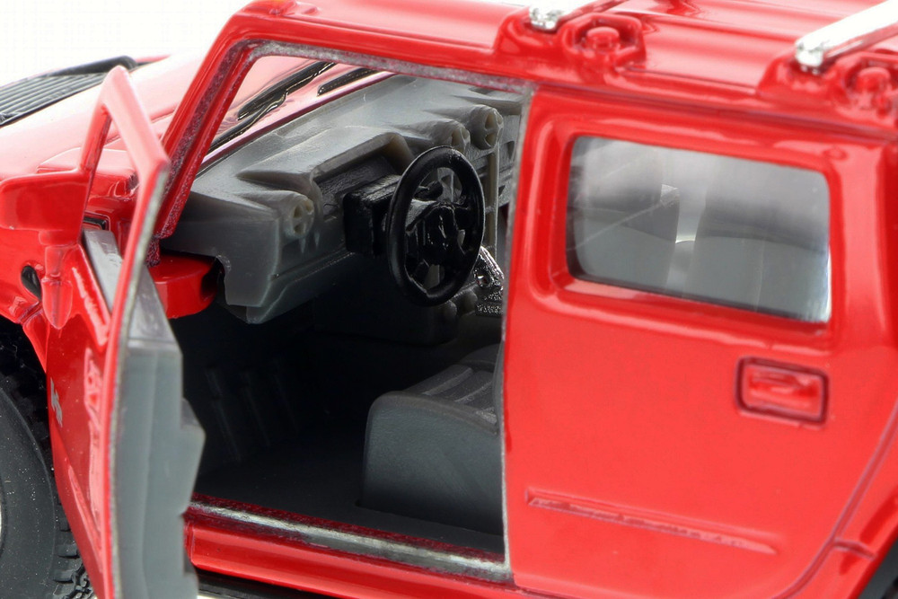 2005 Hummer H2 SUT Pickup Truck, Red - Kinsmart 5097D - 1/40 scale Diecast Car (New, but NO BOX)