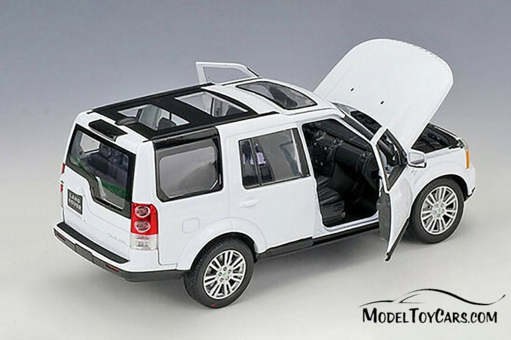 Land Rover Discovery 4, White - Welly 24008WWT - 1/24 scale Diecast Model Toy Car