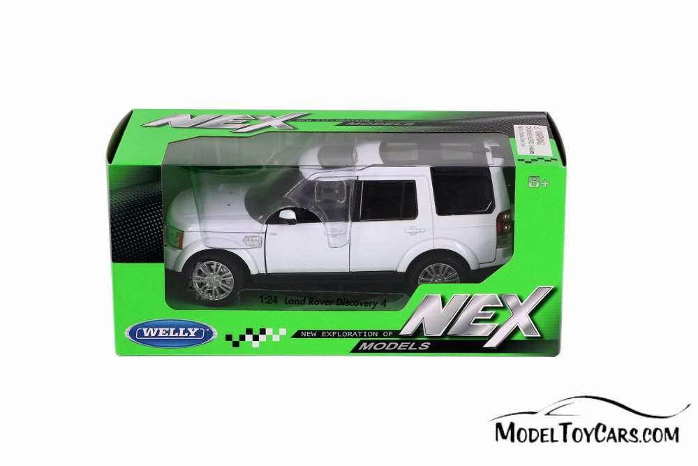 Land Rover Discovery 4, White - Welly 24008WWT - 1/24 scale Diecast Model Toy Car