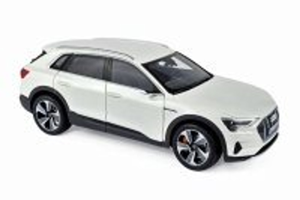 2019 Audi E-Tron Hardtop, White Metallic - Norev 188310 - 1/18 scale  Diecast Model Toy Car