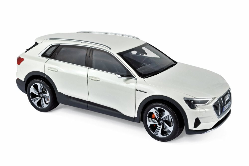 2019 Audi E-Tron Hardtop, White Metallic - Norev 188310 - 1/18 scale Diecast Model Toy Car