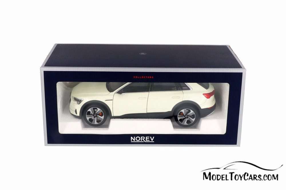 2019 Audi E-Tron Hardtop, White Metallic - Norev 188310 - 1/18 scale  Diecast Model Toy Car