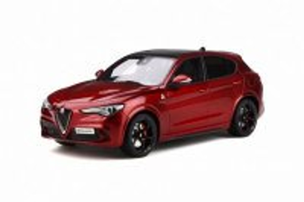 2017 Alfa Romeo Stelvio Quadrifoglio, Burgundy - Ottomobile OT285 - 1/18 Scale Diecast Model Toy Car