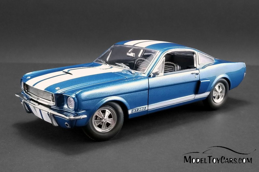 1966 Shelby GT350 Supercharged, Blue with White stripes - Acme
