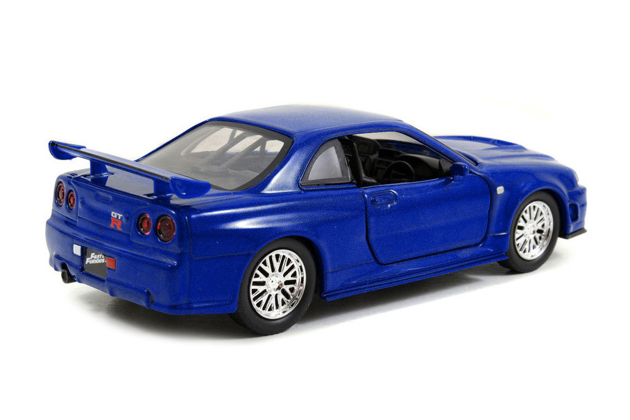 Brian's Nissan Skyline GT-R, Blue - Jada 97185 - 1/32 Scale