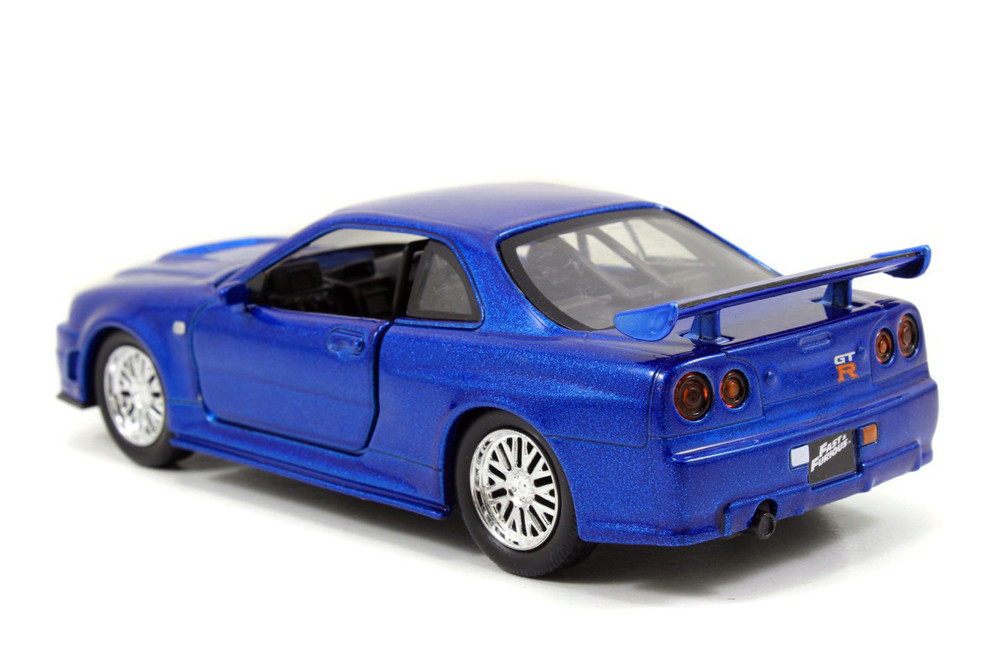 Brian's Nissan Skyline GT-R, Blue - Jada 97185 - 1/32 Scale