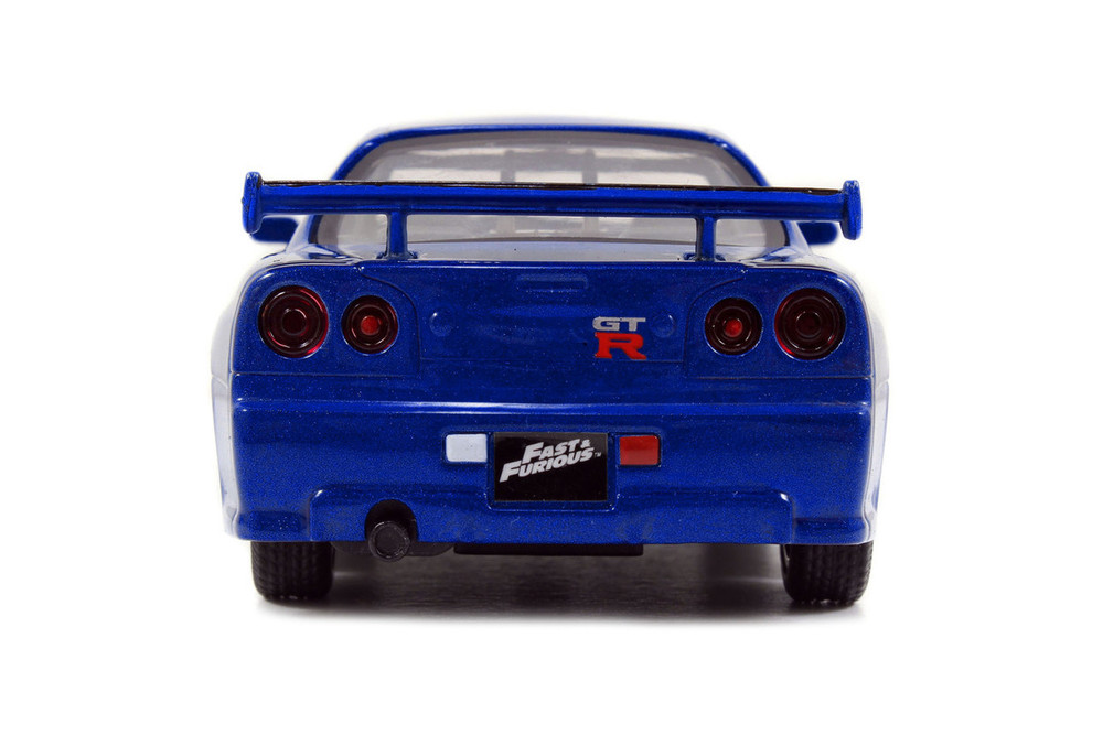 Brian's Nissan Skyline GT-R, Blue - Jada 97185 - 1/32 Scale