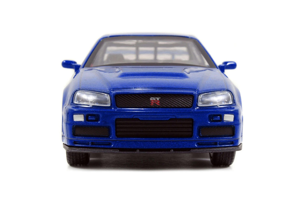 Brian's Nissan Skyline GT-R, Blue - Jada 97185 - 1/32 Scale