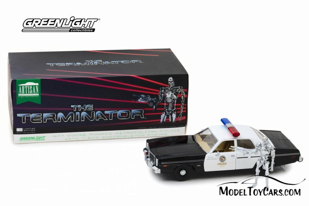 1977 Dodge Monaco Metro Police with T-800 Endoskeleton - 19042 - 1