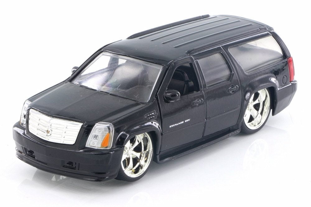 2007 Cadillac Escalade, Black - Jada 91393 - 1/32 Scale Diecast