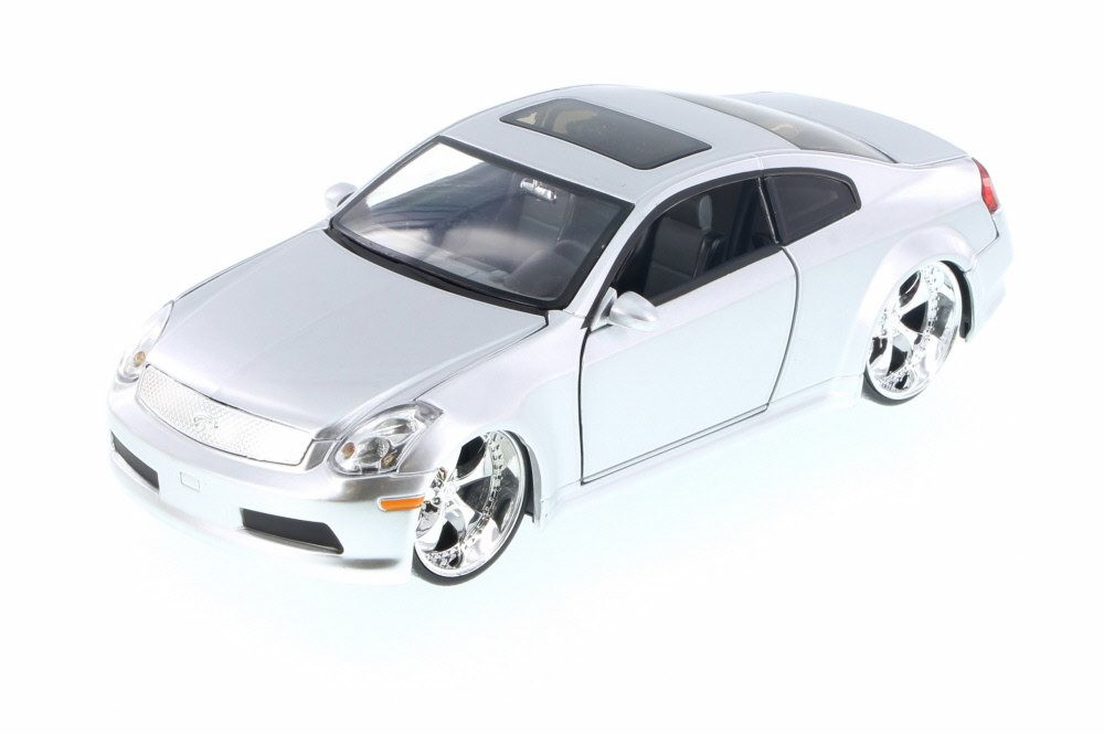 Infiniti G35, Silver - Jada 90290JY - 1/24 Scale Diecast Model Toy Car