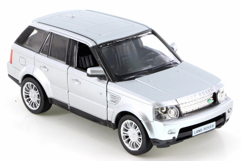 Land Rover Range Rover Sport, Silver - RMZ City 555007 - Diecast Model Toy Car