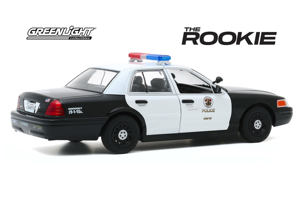 2008 Ford Crown Victoria LAPD, The Rookie - Greenlight 84111 - 1/24 Scale Diecast Model Toy Car