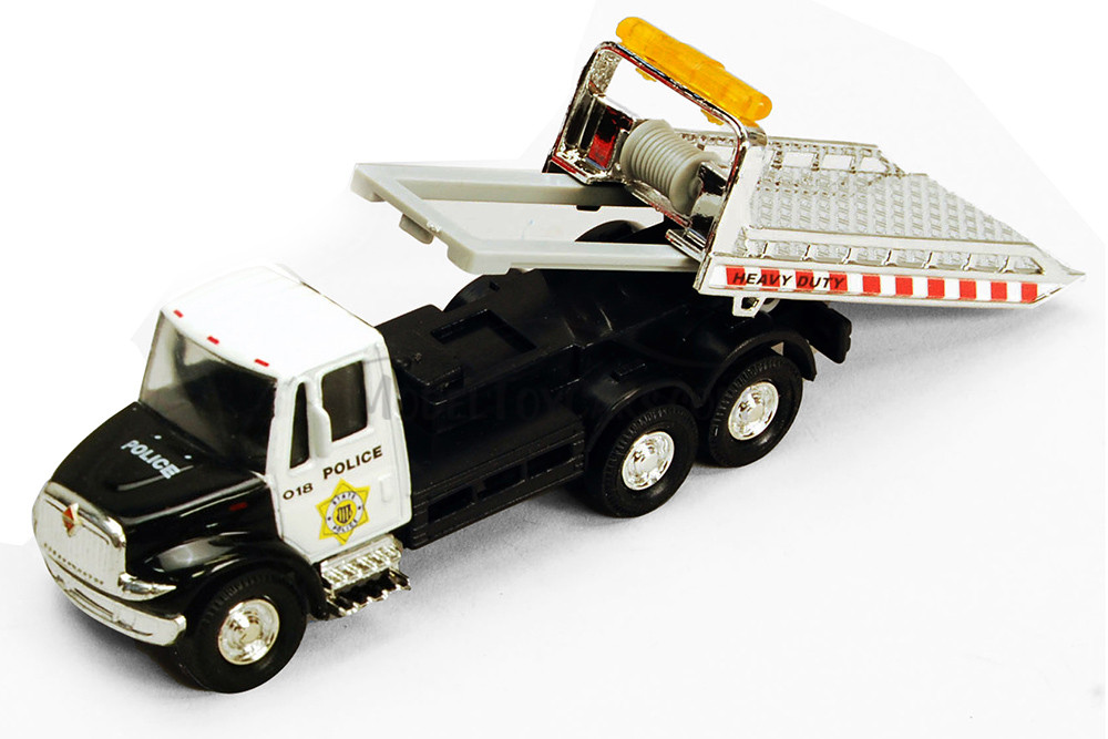 Heavy Truck Black Truck Toy Model Diecast Tow Trucks International