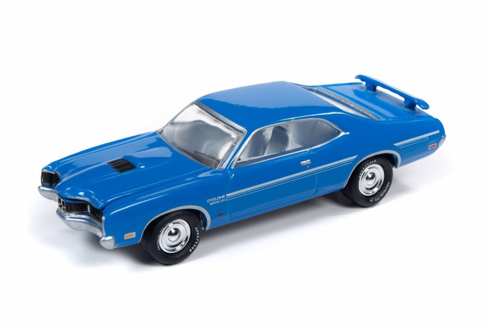 1970 Mercury Cyclone Spoiler, Blue - Round 2 JLMC021/48B - 1/64
