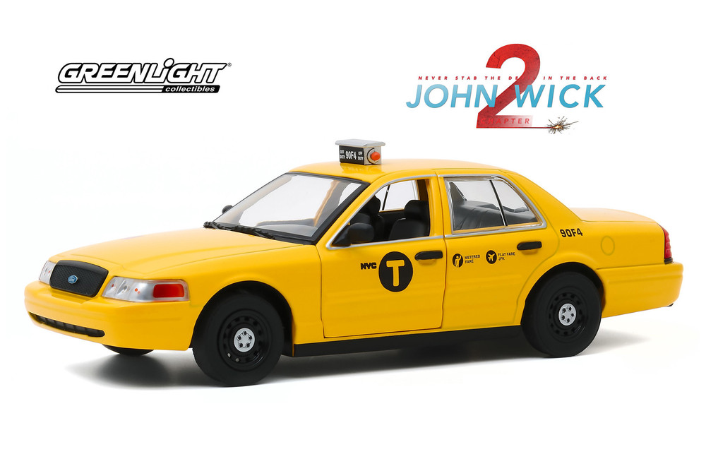 2008 Ford Crown Victoria, John Wick - Greenlight 84113 - 1/24 Scale Diecast Model Toy Car