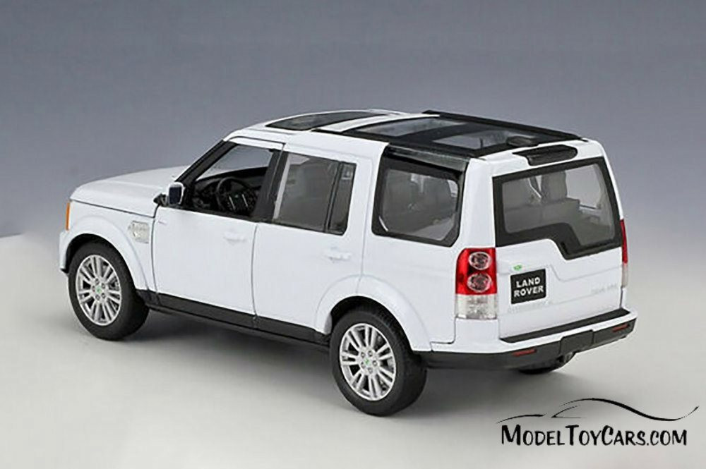 Land Rover Discovery 4, White Welly 24008/4D 1/24 scale
