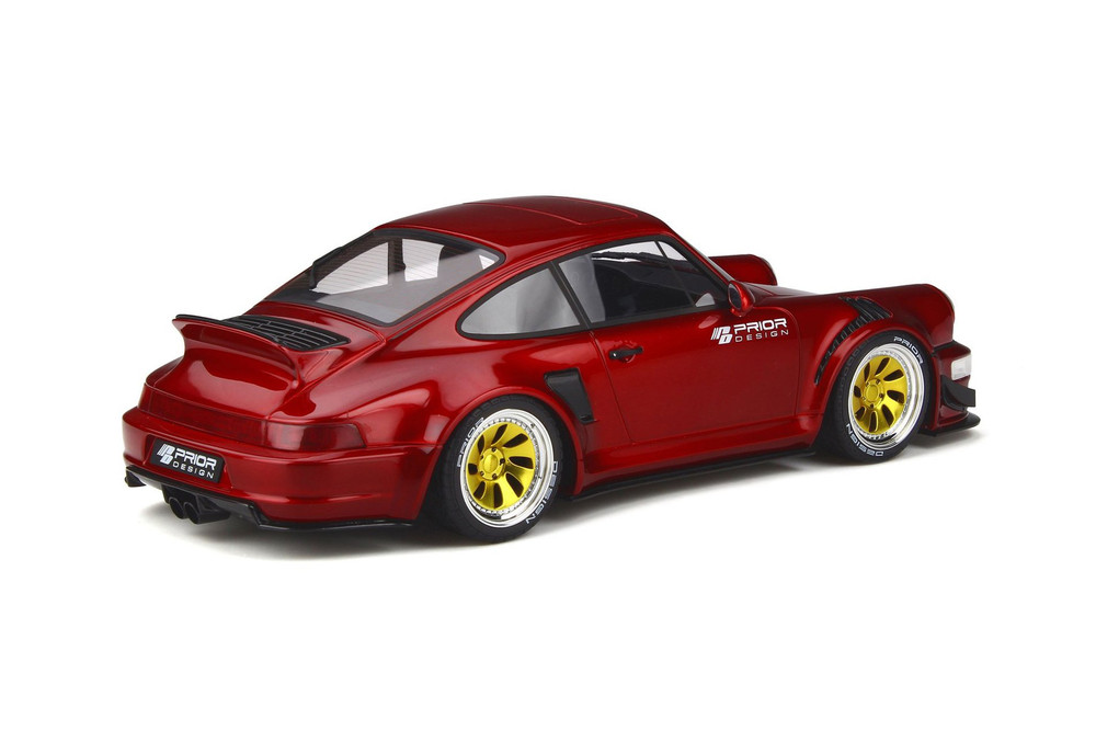 Porsche Prior Design Custom Widebody Hardtop, Red - GT Spirit GT277 - 1/18 scale Resin Model Toy Car