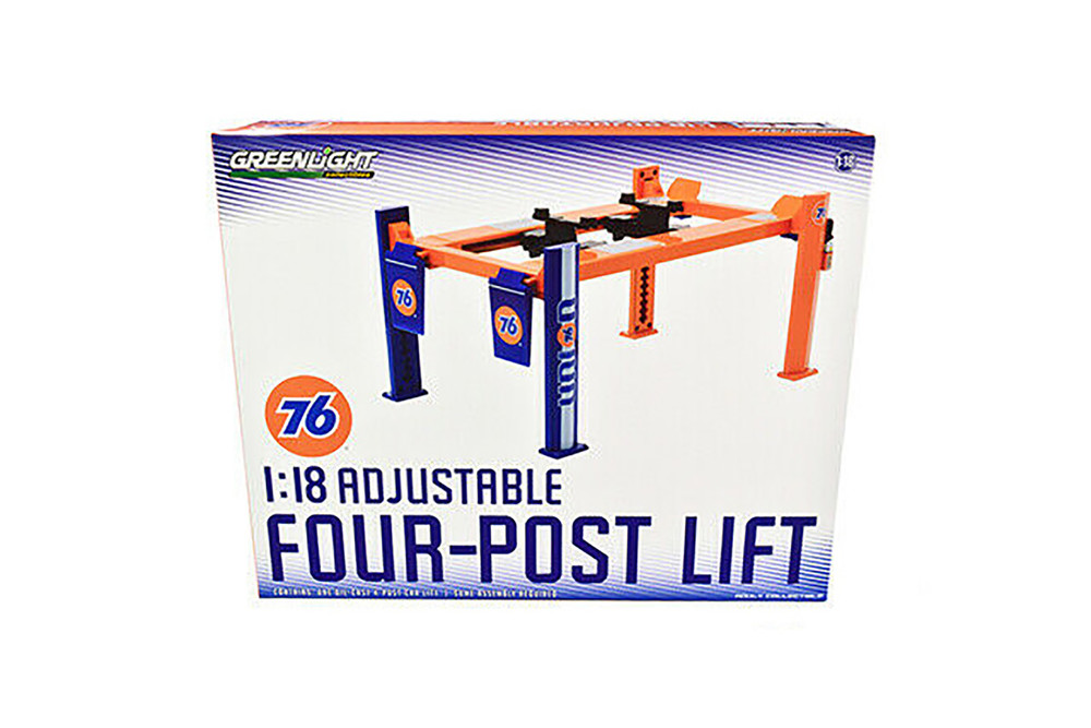 Adjustable Four-Post Lift, Union 76 - Greenlight 13579 - 1