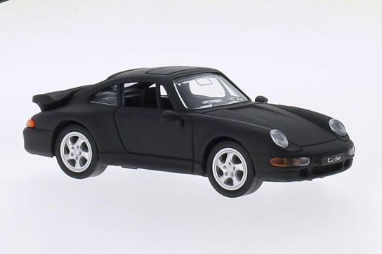 1996 Porsche 911 Turbo (993) Hardtop, Matte Black - Lucky Road