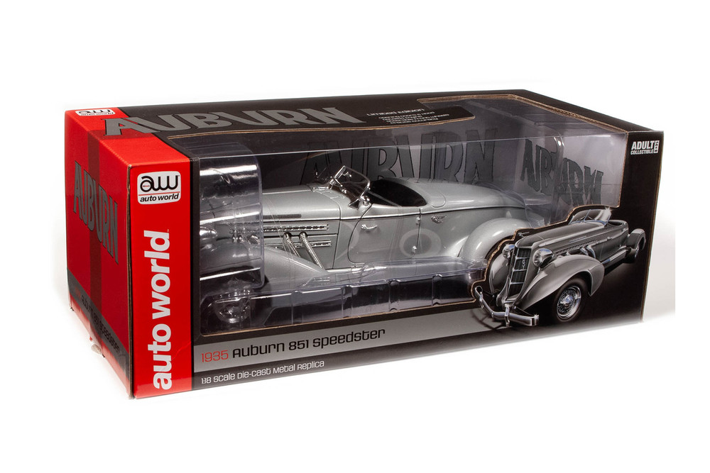 1935 Auburn 851 Speedster, Haze Gray - Auto World AW268 - 1/18
