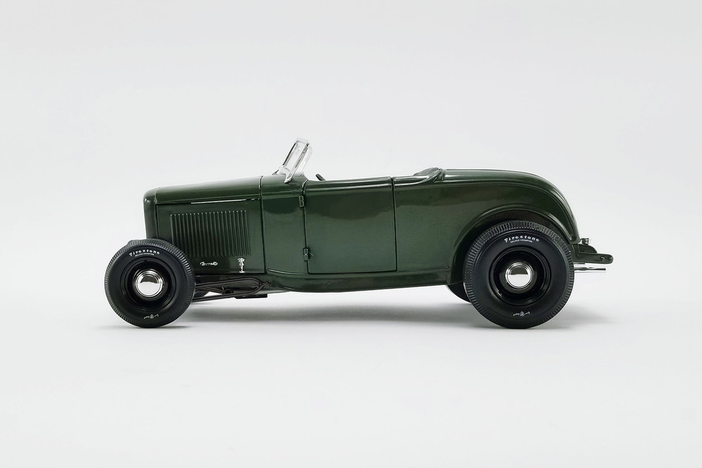 1932 Ford Roadster, Olive Drab Green - Acme A1805018 - 1/18 scale