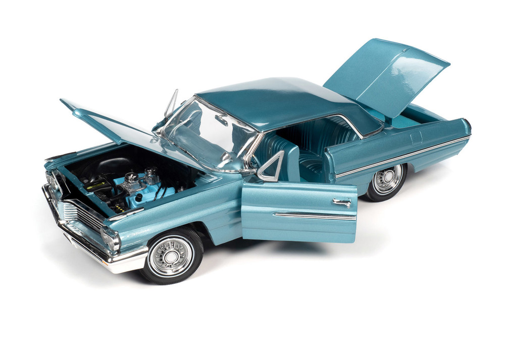 ミニカー 1962 PONTIAC CATALINA SUPER DUTY 1/18 1962 Pontiac Catalina Hardtop Legends of the Quarter Mile Ensign Blue