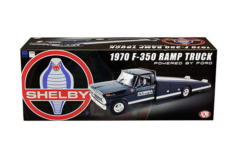 Acme A1801405 1:18 Cobra 1970 Ford F-350 Ramp Truck Limited Edition 