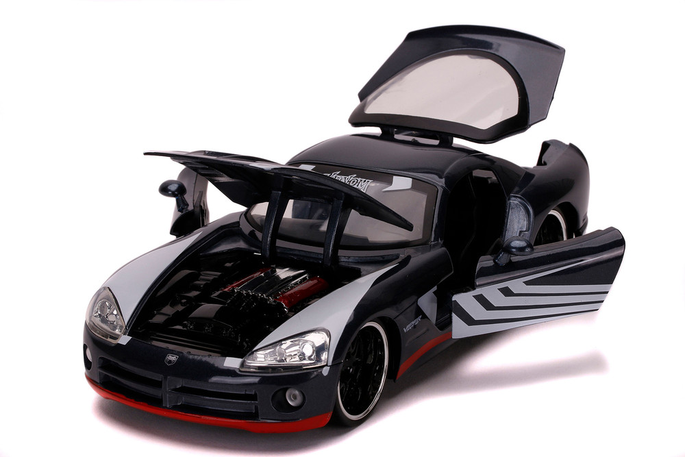 2008 Dodge Viper with Venom Figure, Spider-Man - Jada Toys 31750/4 - 1/24 scale Diecast Car