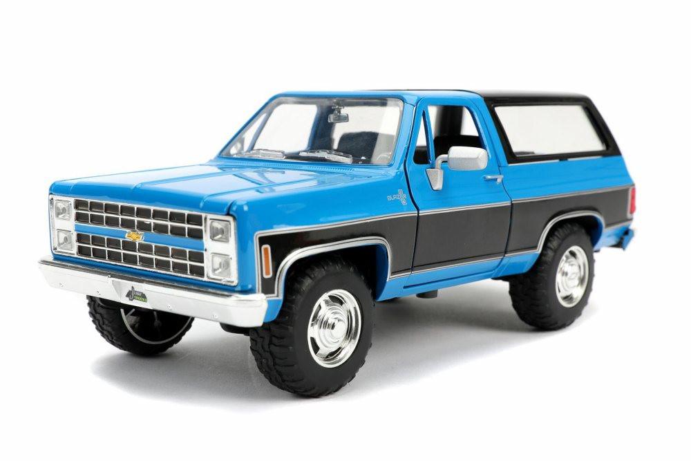 1980 Chevy Blazer K5 Off Road, Blue - Jada 31628DP1 - 1/24 scale