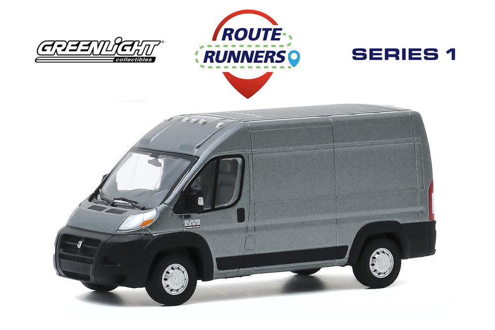 2017 Dodge Ram Promaster Cargo Van, Gray - Greenlight 53010B/48 - 1/64 ...