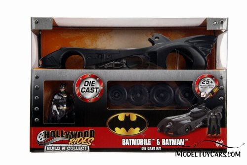 Batmobile Buildable Diecast Kit with Batman Figure, 1989 Batman