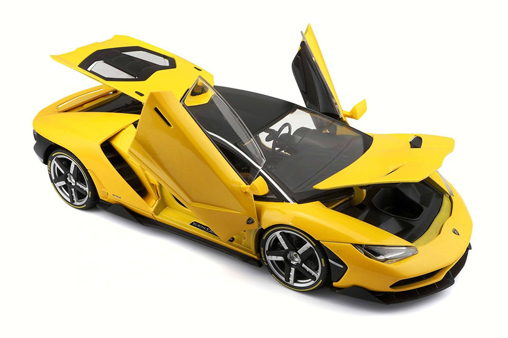 Lamborghini Centenario, Yellow - Maisto 38136YL/4 - 1/18 scale Diecast Model Toy Car