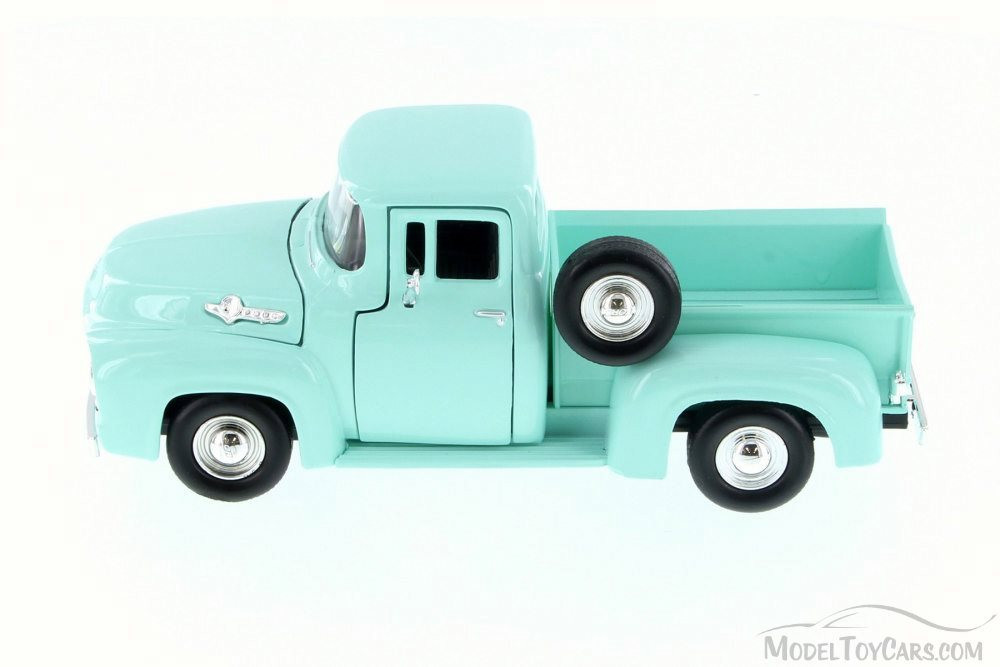 1955 Ford F-100 Pick Up truck, Green/Turquoise - Motor Max 79341WB