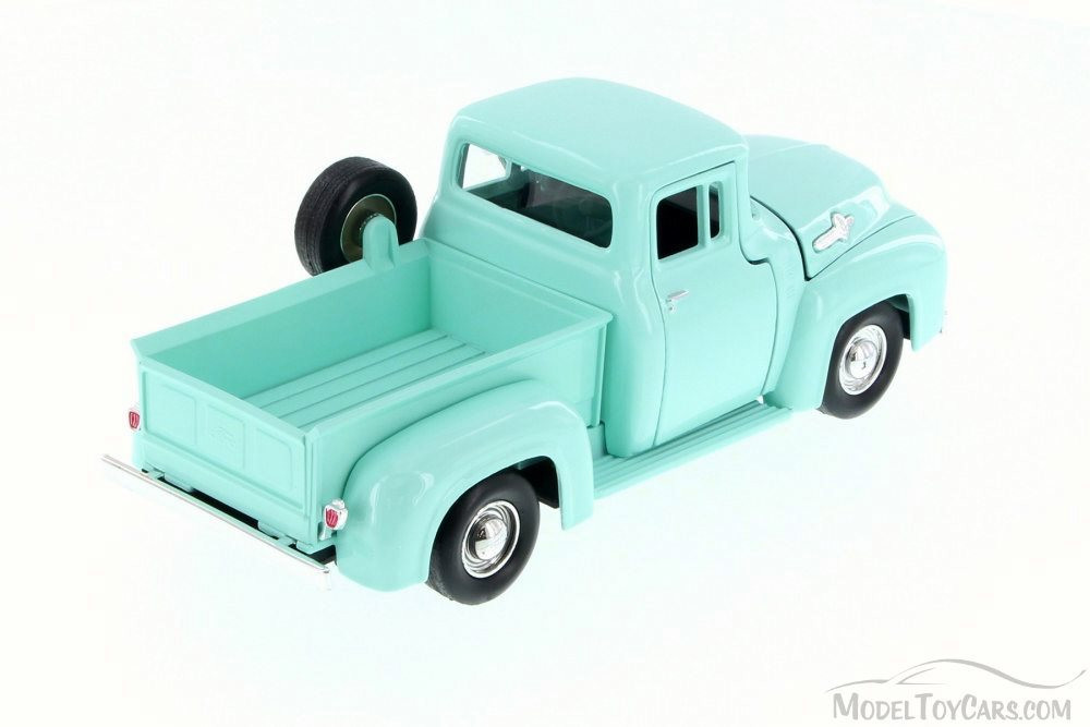 1955 Ford F-100 Pick Up truck, Green/Turquoise - Motor Max 79341WB